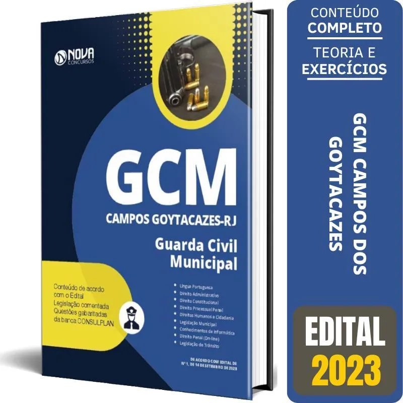 Apostila Gcm Campos Dos Goytacazes Rj 2023 Guarda Civil