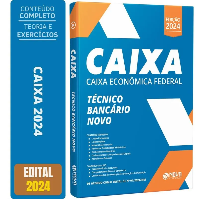 Apostila Caixa 2024 - Técnico Bancário Novo