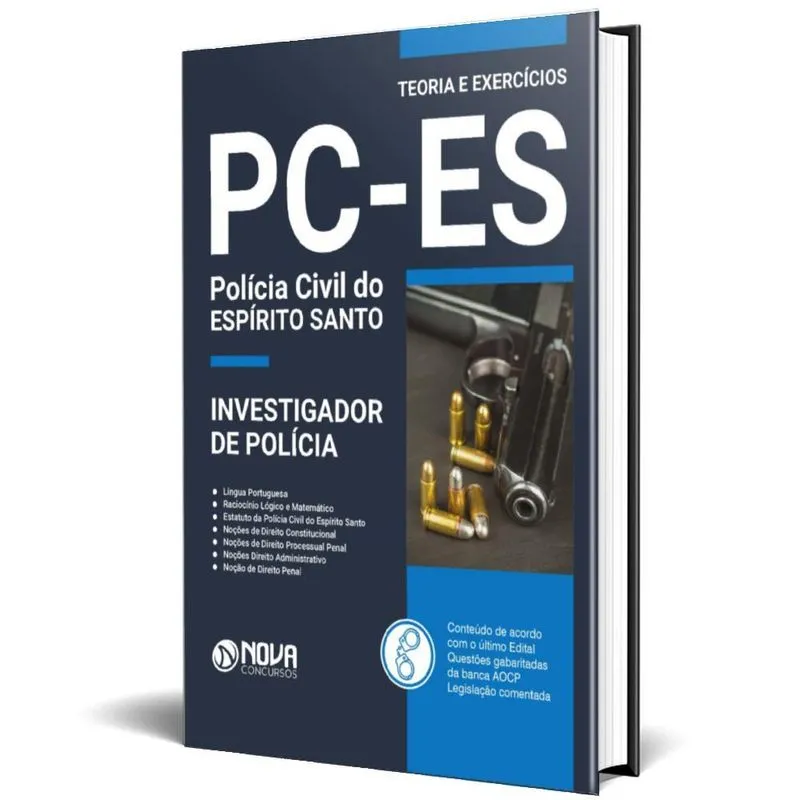 Apostila Pc Es 2024 - Investigador De Polícia