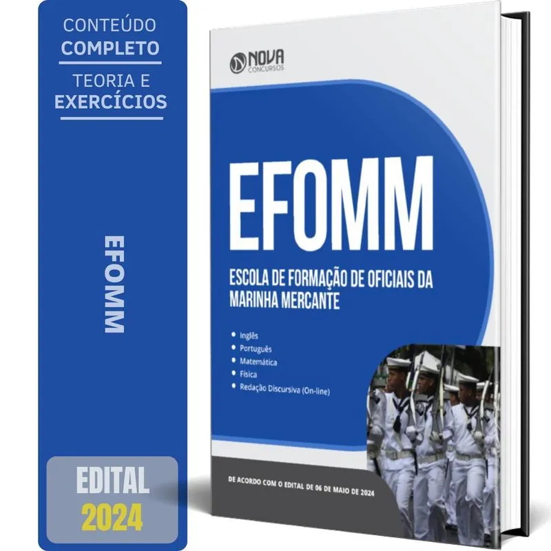 Apostila Efomm 2024 Escola Formação Oficiais Da Marinha