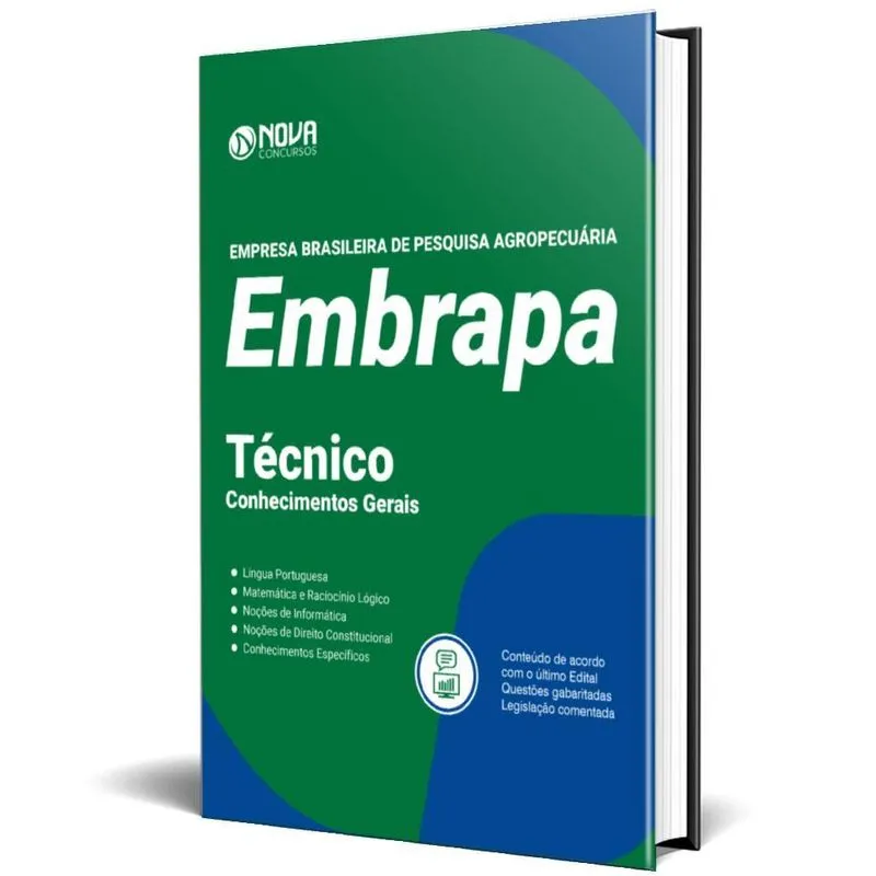 Apostila Embrapa 2024 - Técnico Classe A E B