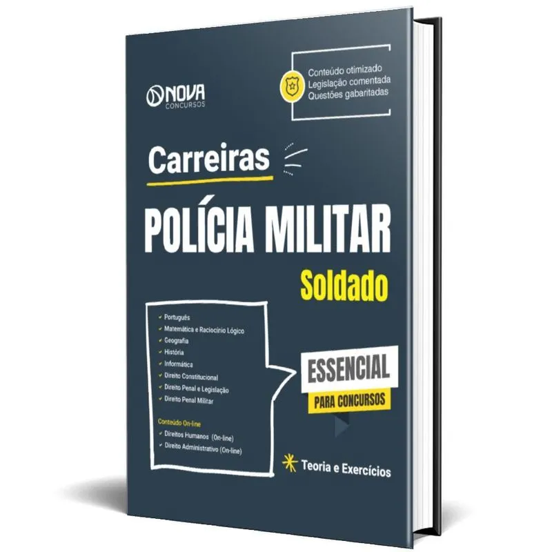 Apostila Carreiras Da Polícia Militar Soldado 2024