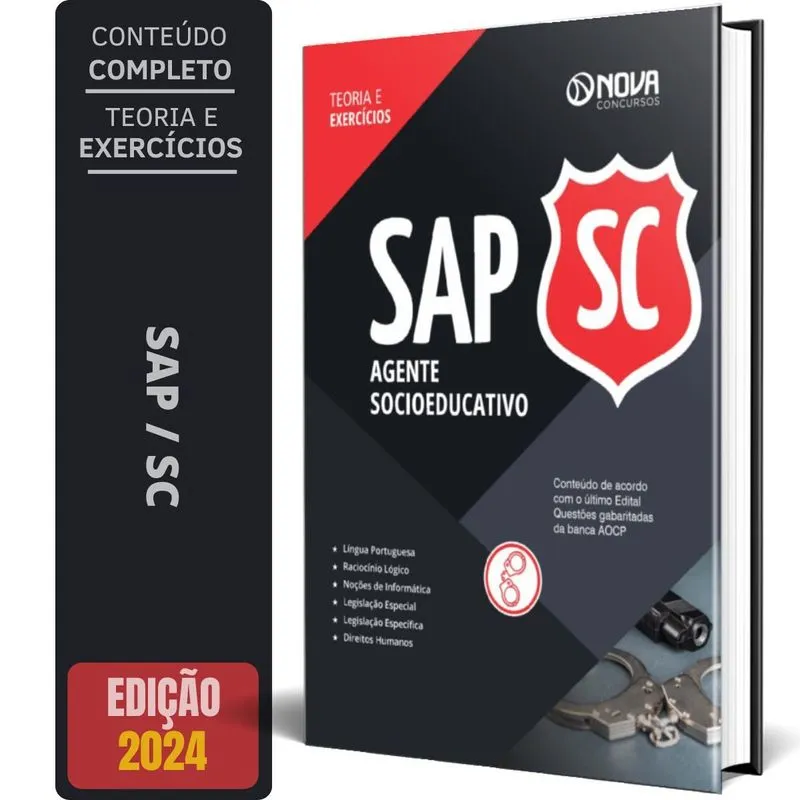 Apostila Sap Sc 2024 - Agente Socioeducativo