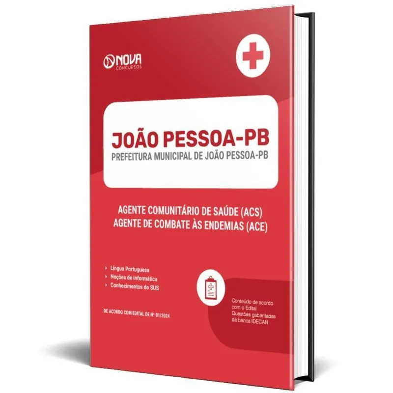 Apostila Prefeitura João Pessoa Pb 2024 Agente Comunitário