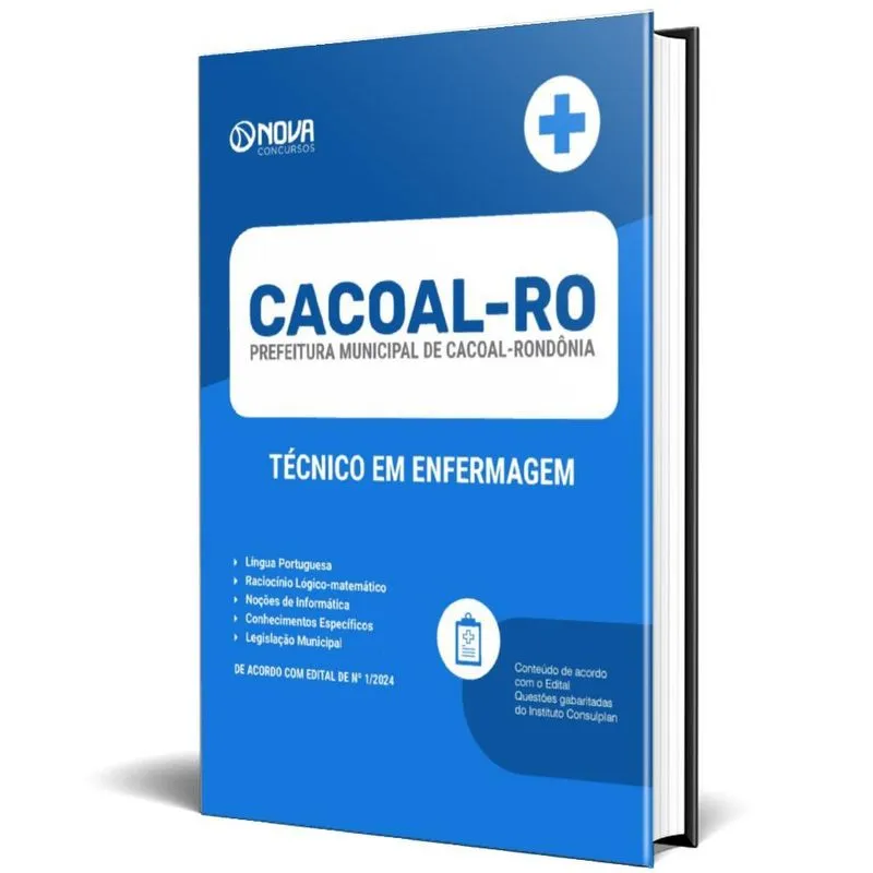 Apostila Prefeitura Cacoal Ro 2024 - Técnico Em Enfermagem