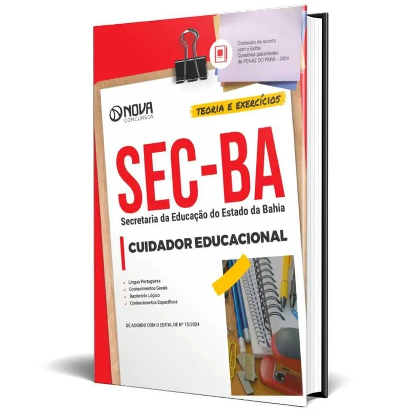 Apostila Sec Ba 2024 - Cuidador Educacional