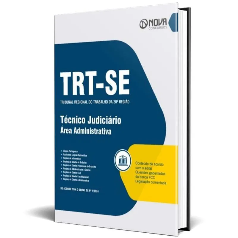 Apostila Trt Se 2024 Técnico Judiciário Área Administrativa
