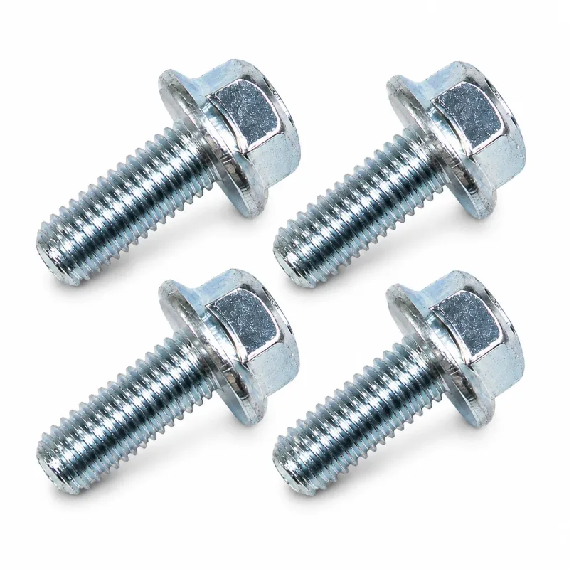 Parafuso Estribo 8x20 Sextavado Flangeado Kit 4 Unidades