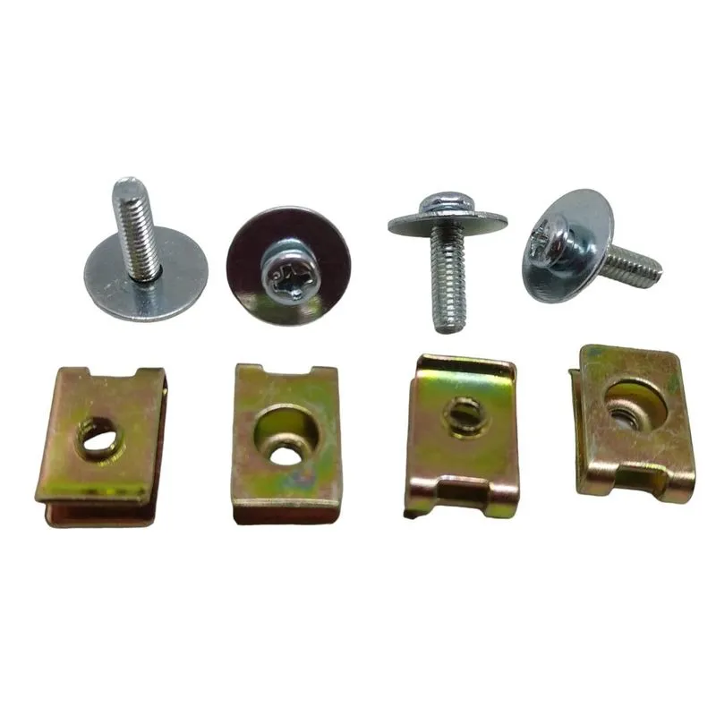 Parafusos Com Presilha 4mm Fixa Rabeta Honda Titan 125 95-99