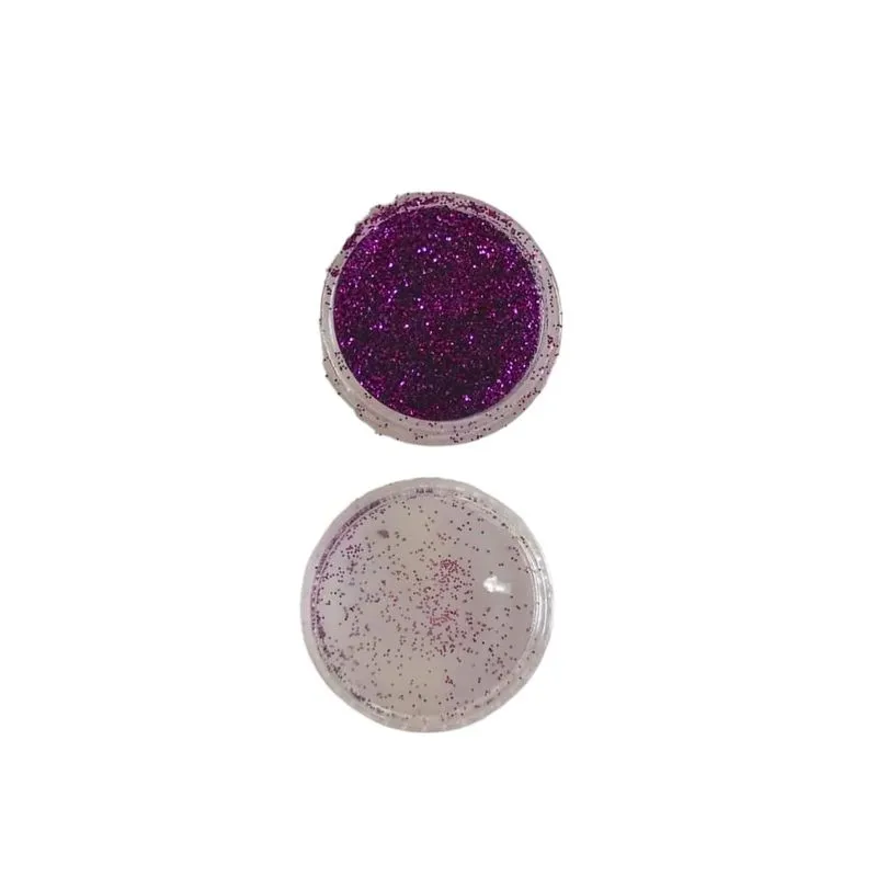 Glitter Roxo Decoração Unha Arte Unhas