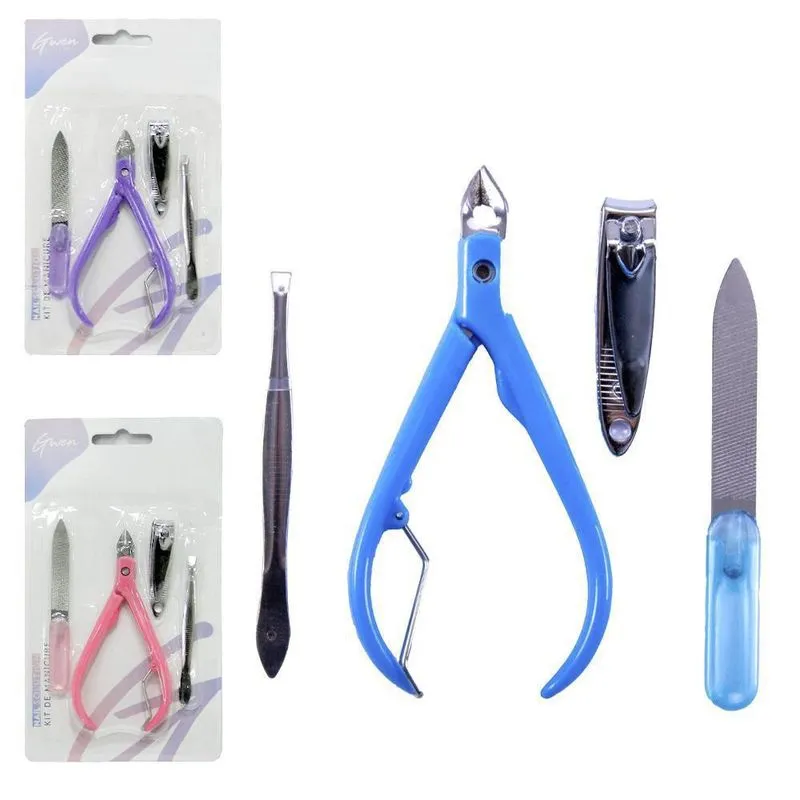 Kit Manicure Alicate Cuticula + Cortador Unha Acessorio Gwen