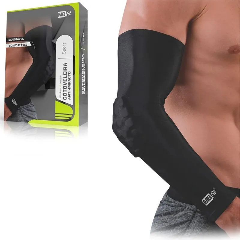 Cotoveleira Esportiva Anti-impacto De Neoprene Ajustável