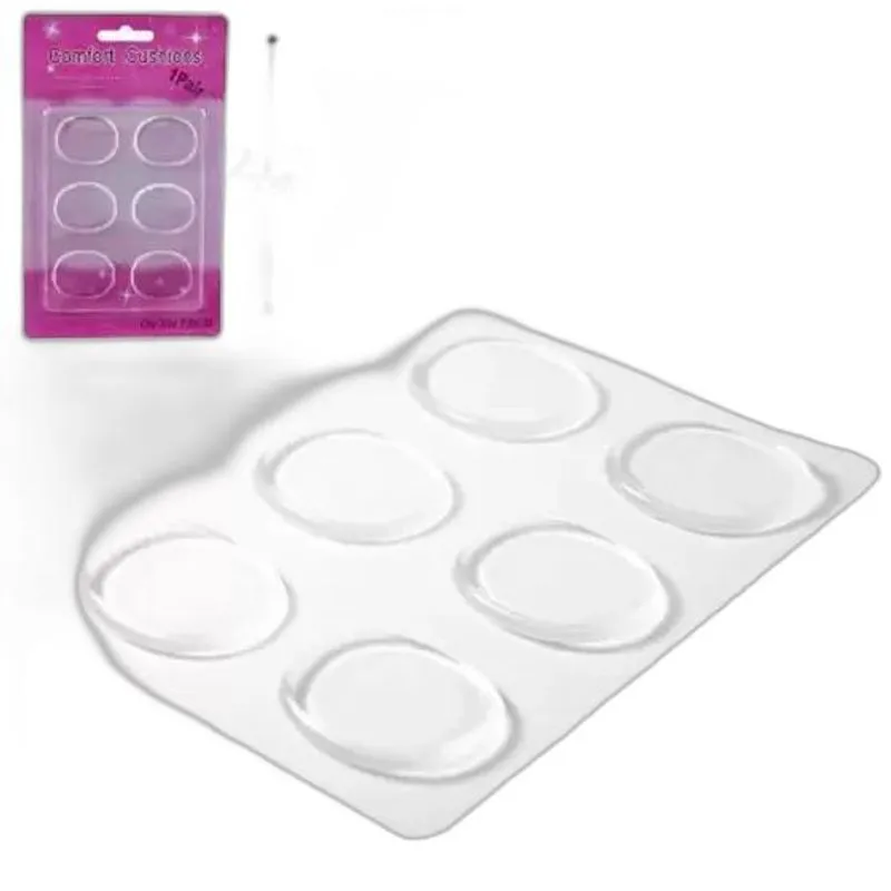 Protetor Para Calcanhar Silicone 6 Pç Reutilizável