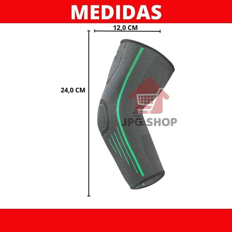 Cotoveleira De Compressão Elástica Jpg Shop - Verde