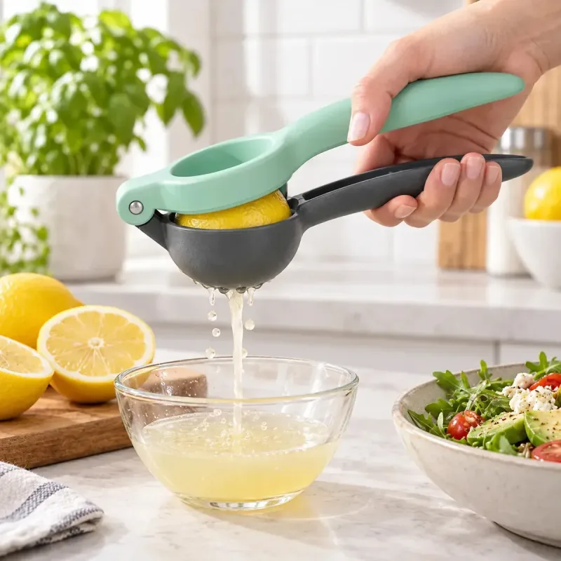 Espremedor Manual De Limão Frutas Cítricas Suco Cozinha 20cm