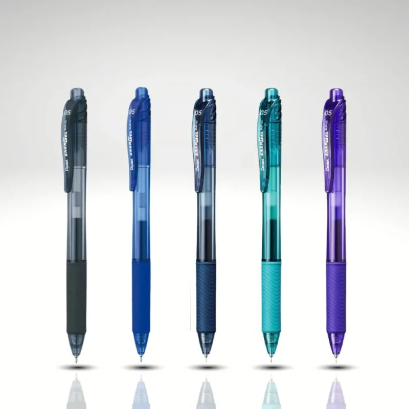 Caneta Energel Retrátil 0,5mm kit c/5 - Pentel