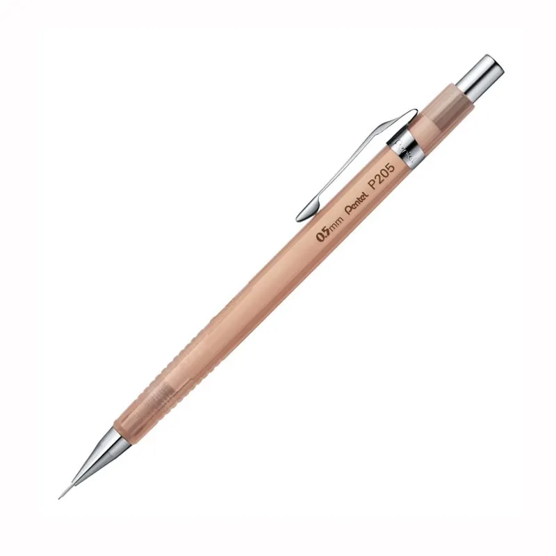 Lapiseira 0.5mm P205 Sharp Clena Marrom Transparente - Pentel