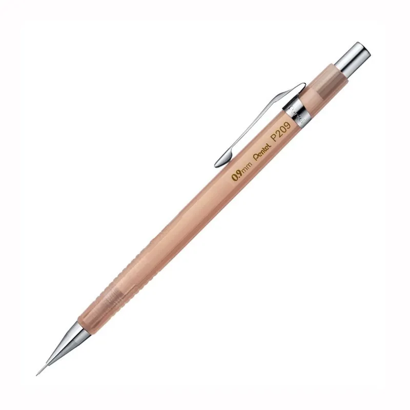 Lapiseira 0.9mm P209 Sharp Clena Marrom Transparente - Pentel