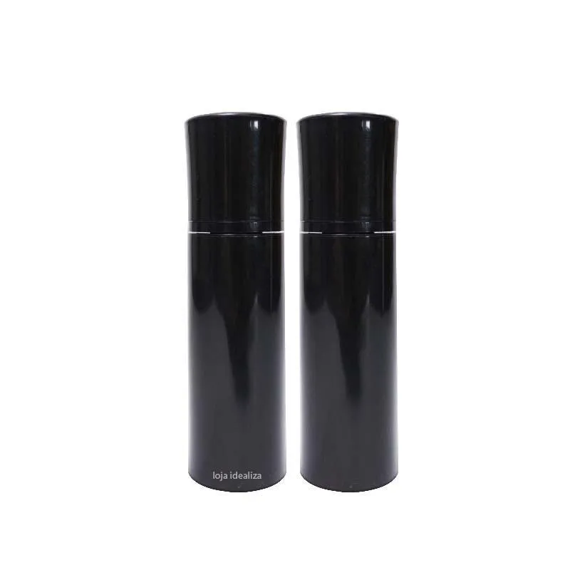 2 Frasco Porta Creme Válvula Pump 30ml Viagem Não Vaza Pt