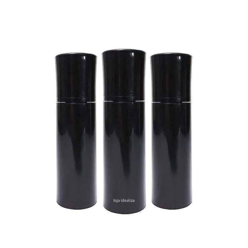 3 Frasco Porta Creme Válvula Pump 30ml Viagem Não Vaza Pt