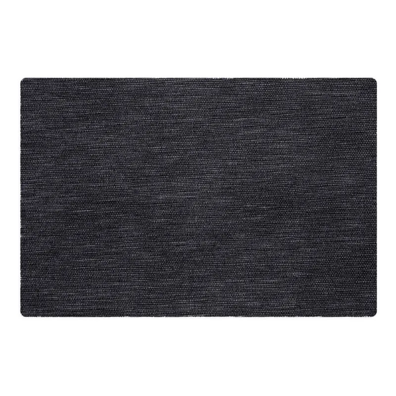 8 Jogo Americano Juta Preto - Impermeável Limpa Facil Pvc