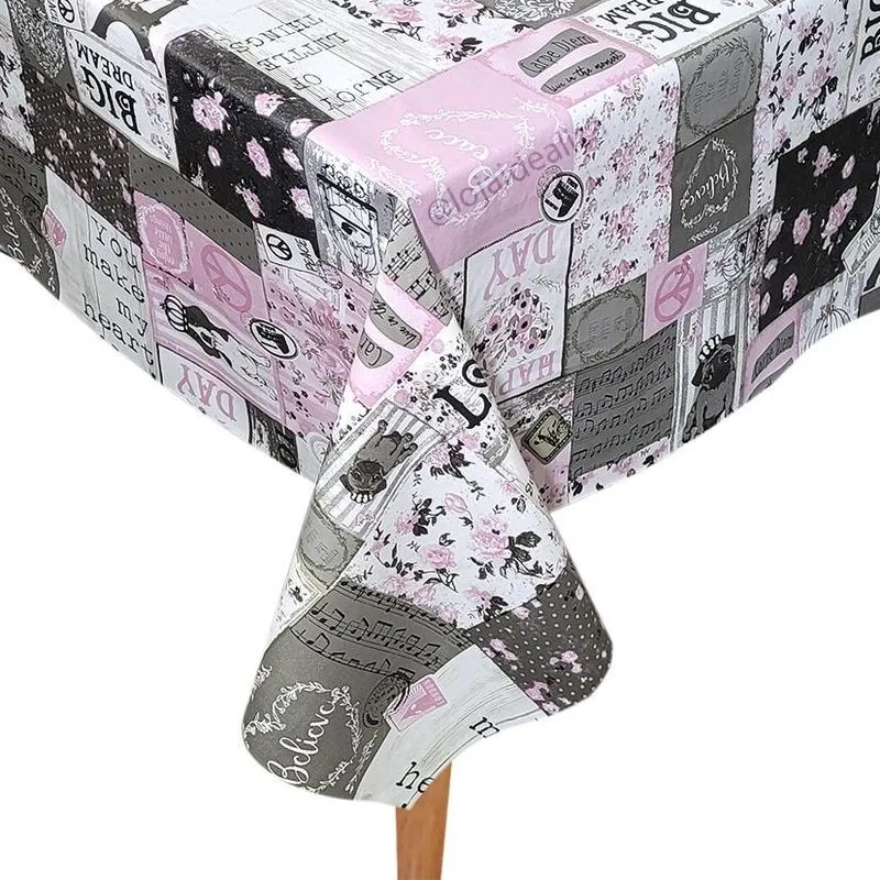 Toalha De Mesa Térmica Pvc Impermeável Dreams 1,40 X 1,40