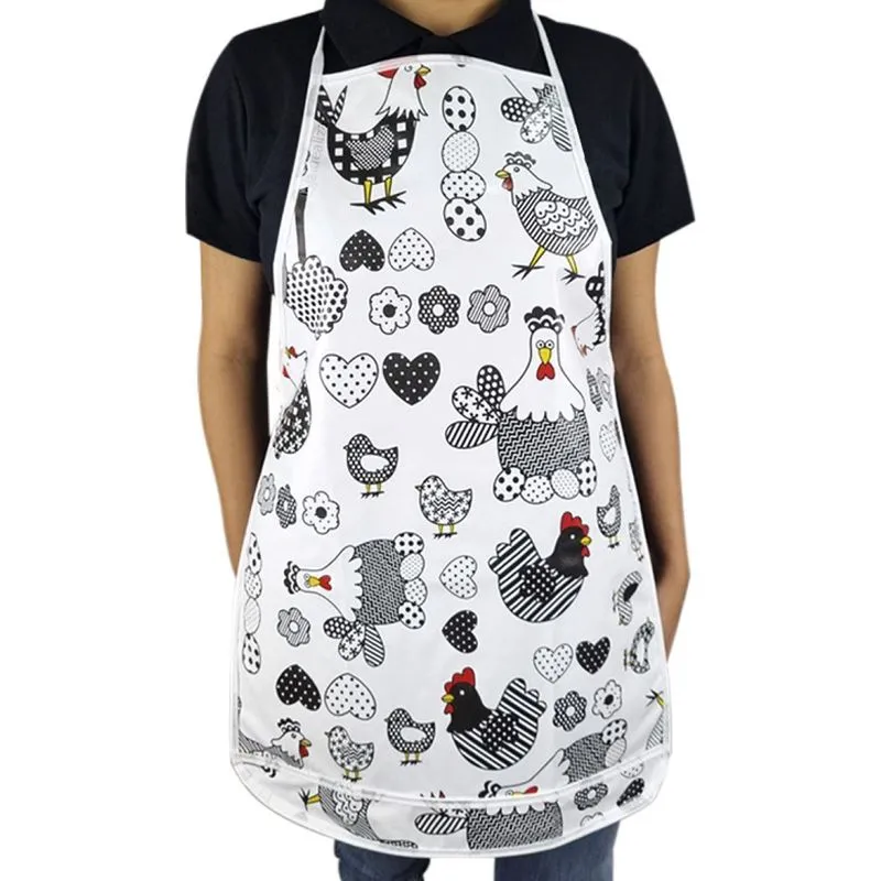 6 Avental Cozinha Pvc Impermeável Limpa Fácil Estampado Gal