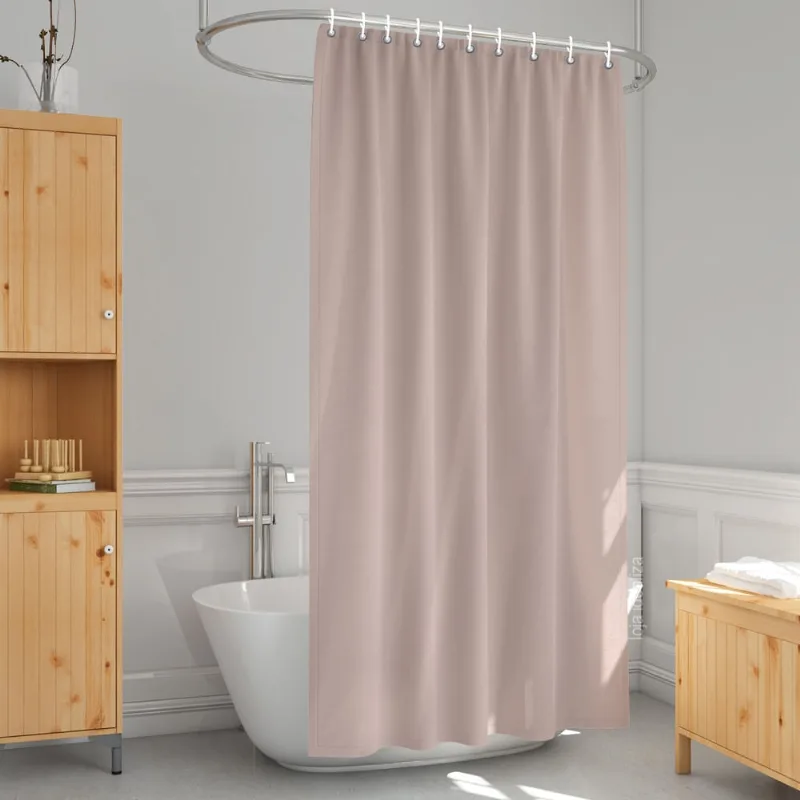 1 Cortina Box Banheiro Pvc Grossa Antimofo Ilhós Ro 140x230
