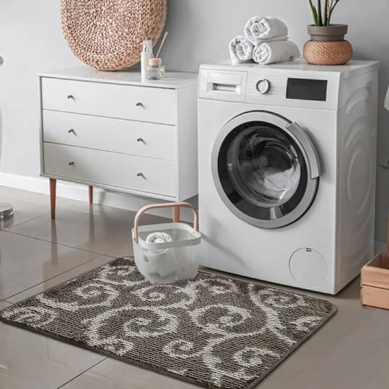 2 Tapete Lavanderia Absorvente Antiderrapante Cozu D1 45x65