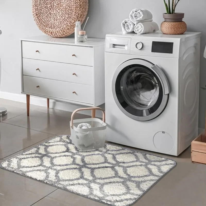 1 Tapete Lavanderia Absorvente Antiderrapante Cozu D4 45x65