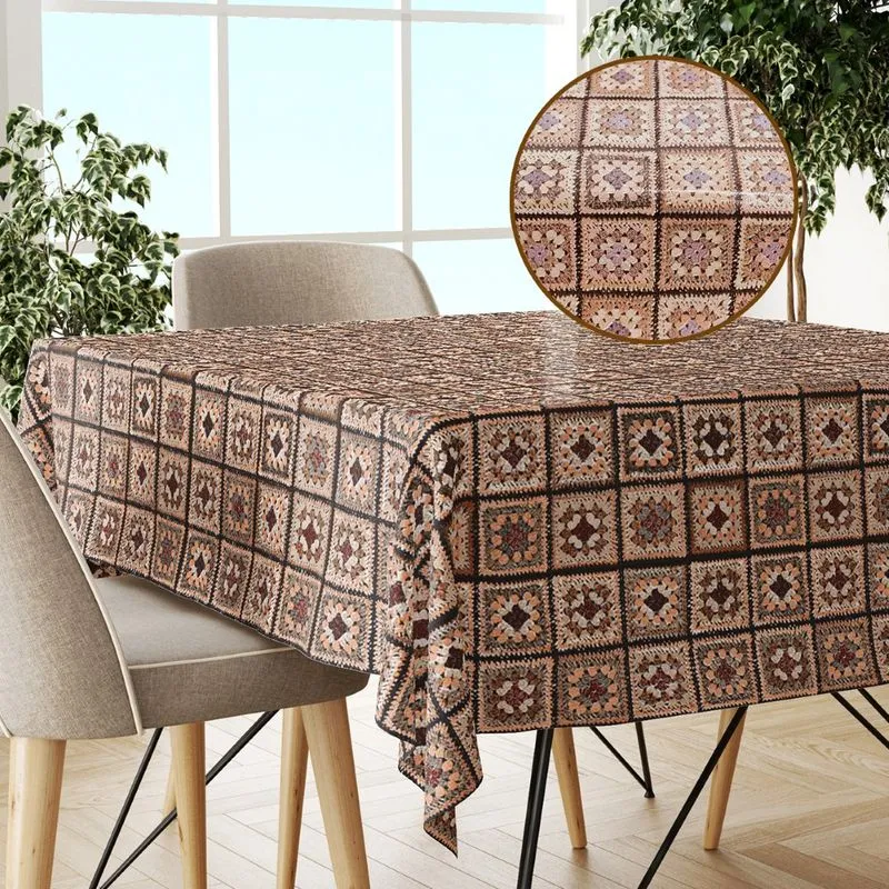 2 Toalhas Mesa Plástica Térmica Tricot 2 Lugar 70x70