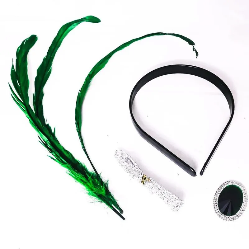 Kit Tiara Melindrosa - Verde Bandeira