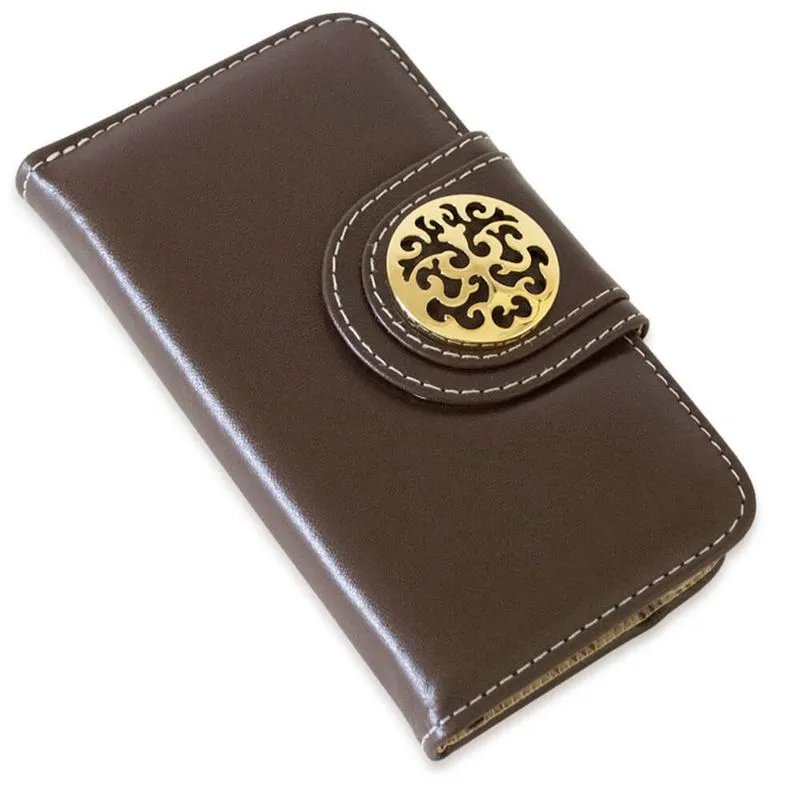 Capa carteira couro johari para iphone se 2020 4.7
