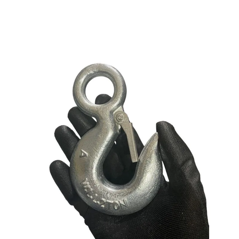Gancho Olhal 2,0t 7/16 c/ Trava rf - 145mm - Galvanizado