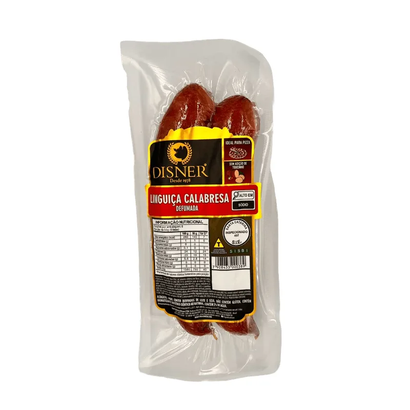 Linguiça Calabresa Disner Defumada 400g