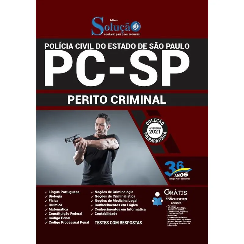 Apostila Pc Sp - Perito Criminal Da Polícia Civil São Paulo