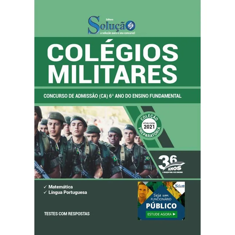 Apostila Colégios Militares - 6º Ano Do Ensino Fundamental