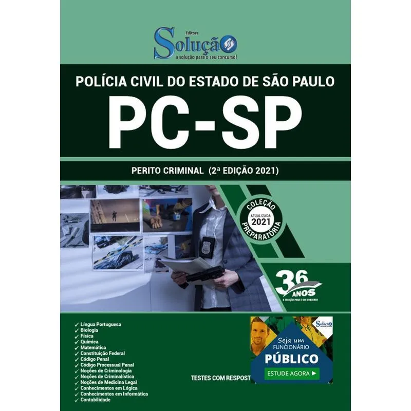 Apostila Concurso Pc Sp - Perito Criminal