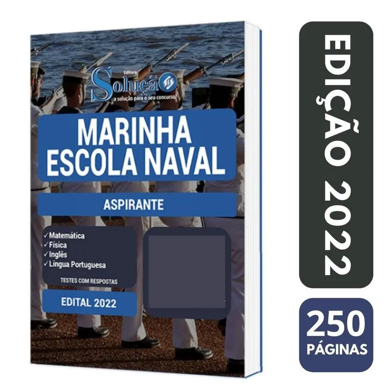 Apostila Marinha Escola Naval 2022 Aspirante - Ed. Solução