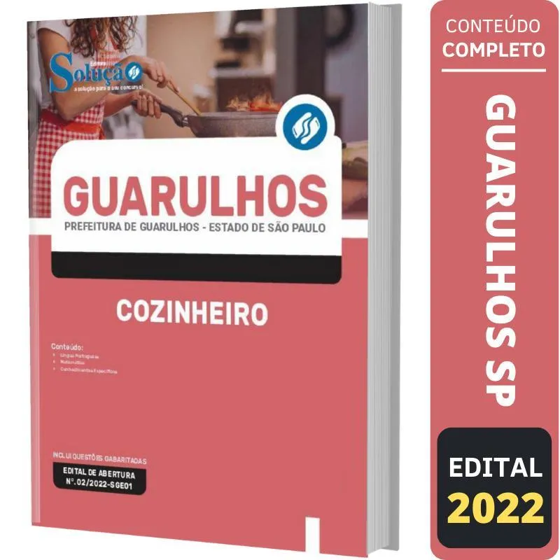 Apostila Prefeitura Guarulhos Sp - Cozinheiro