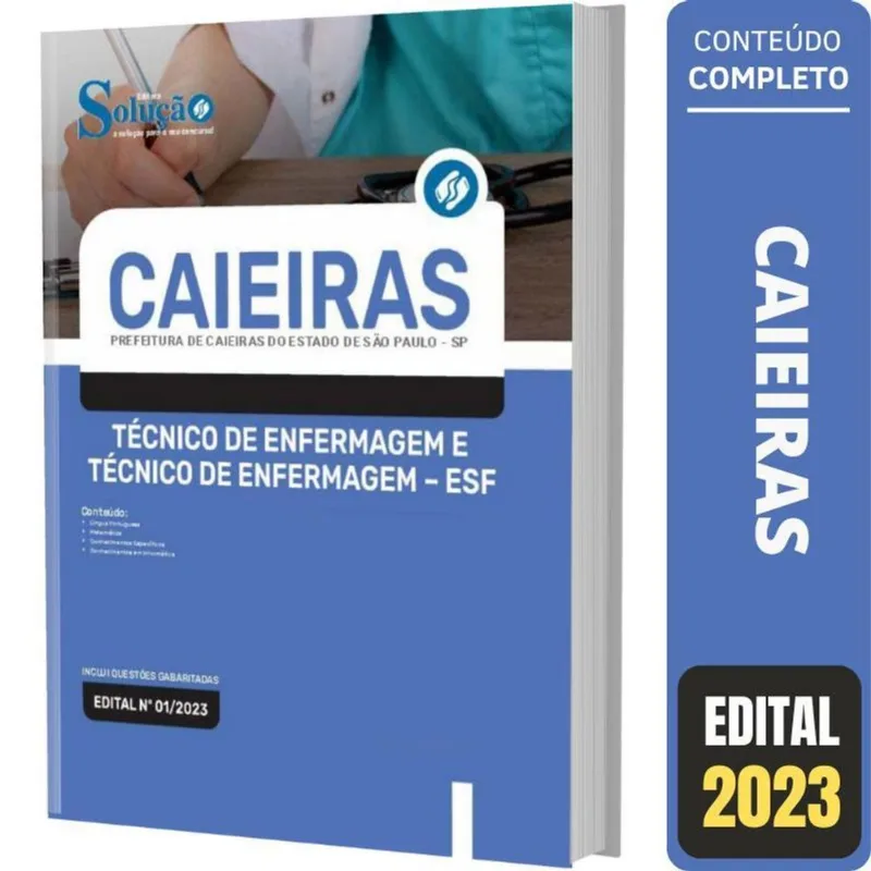 Apostila Téc. Enfermagem Caieiras Sp - 420 Páginas