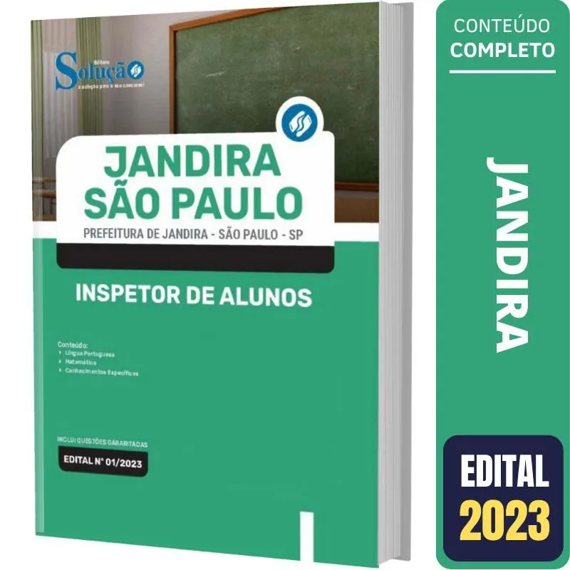 Apostila Concurso Jandira Sp - Inspetor De Alunos