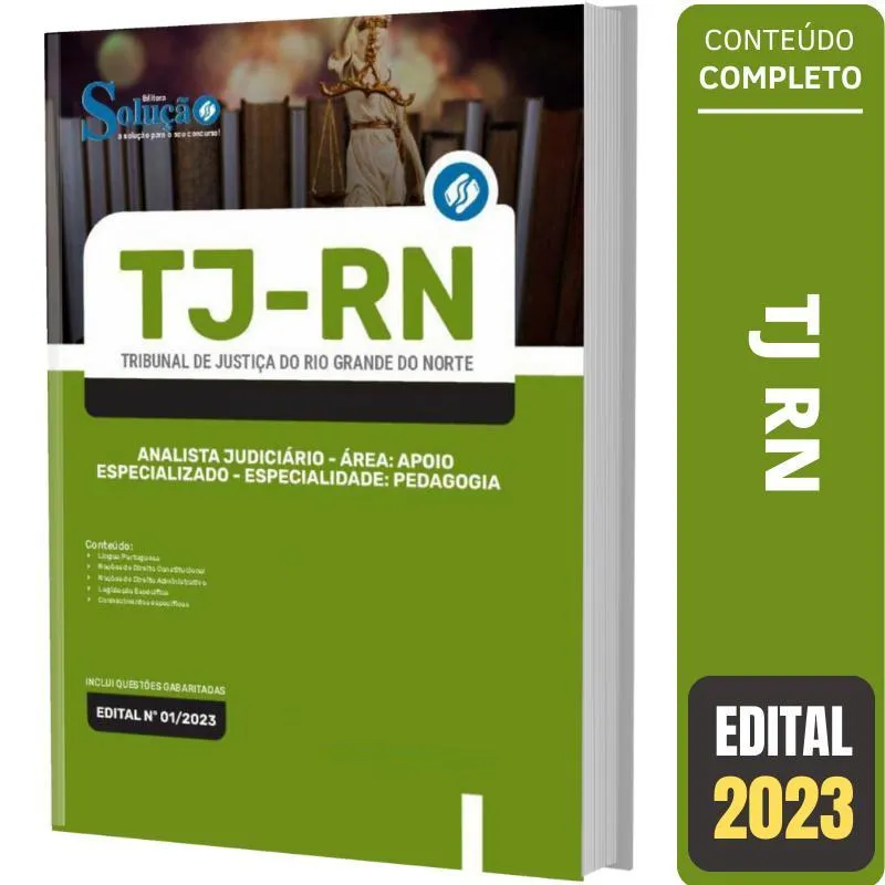 Apostila Concurso Tj Rn - Analista Judiciário Pedagogia