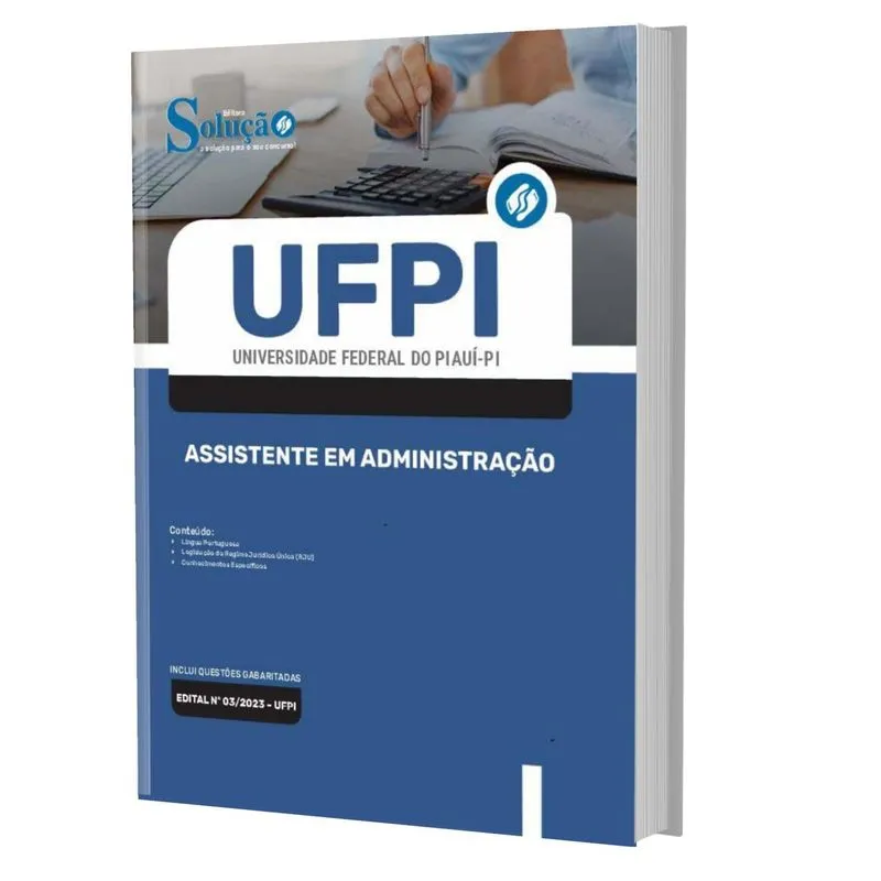 Apostila Concurso Ufpi - Assistente Em Administração