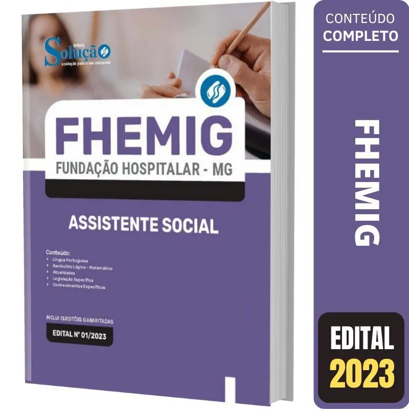 Apostila Concurso Fhemig - Assistente Social