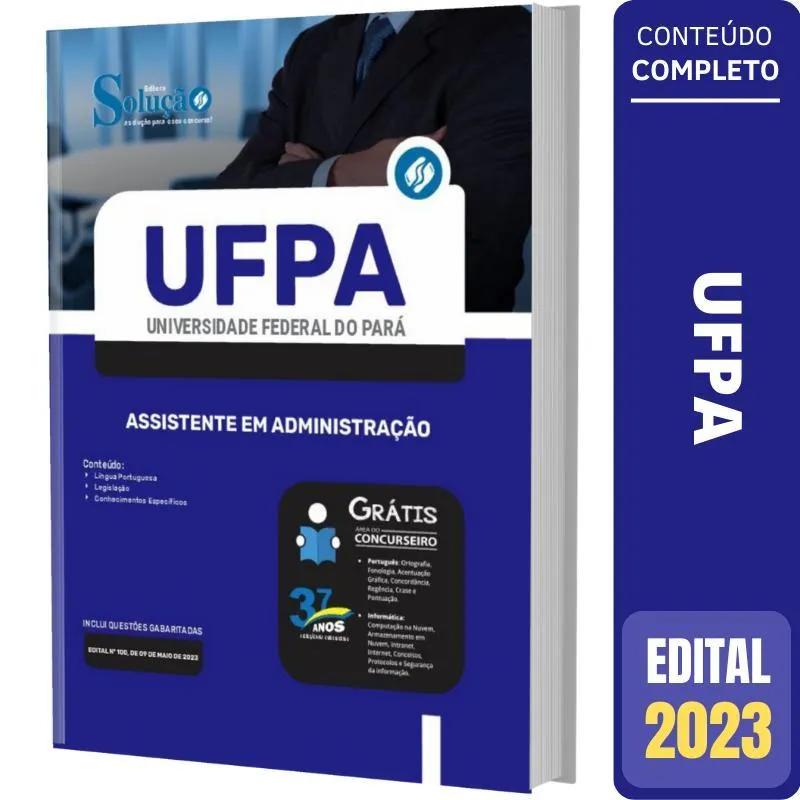 Apostila Concurso Ufpa 2023 - Assistente Em Administração