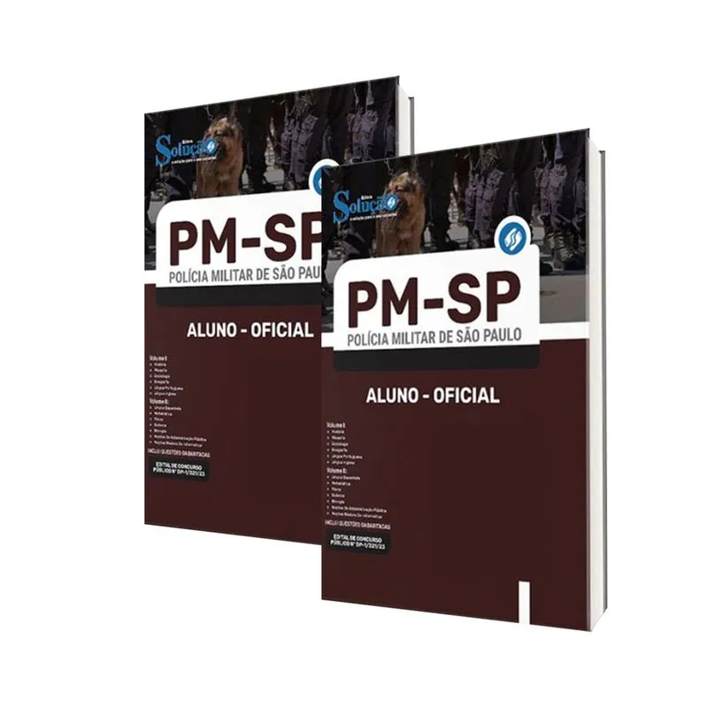 Apostila pm sp Aluno Oficial - Ed Solução Apostila Pm Sp - Aluno-Oficial