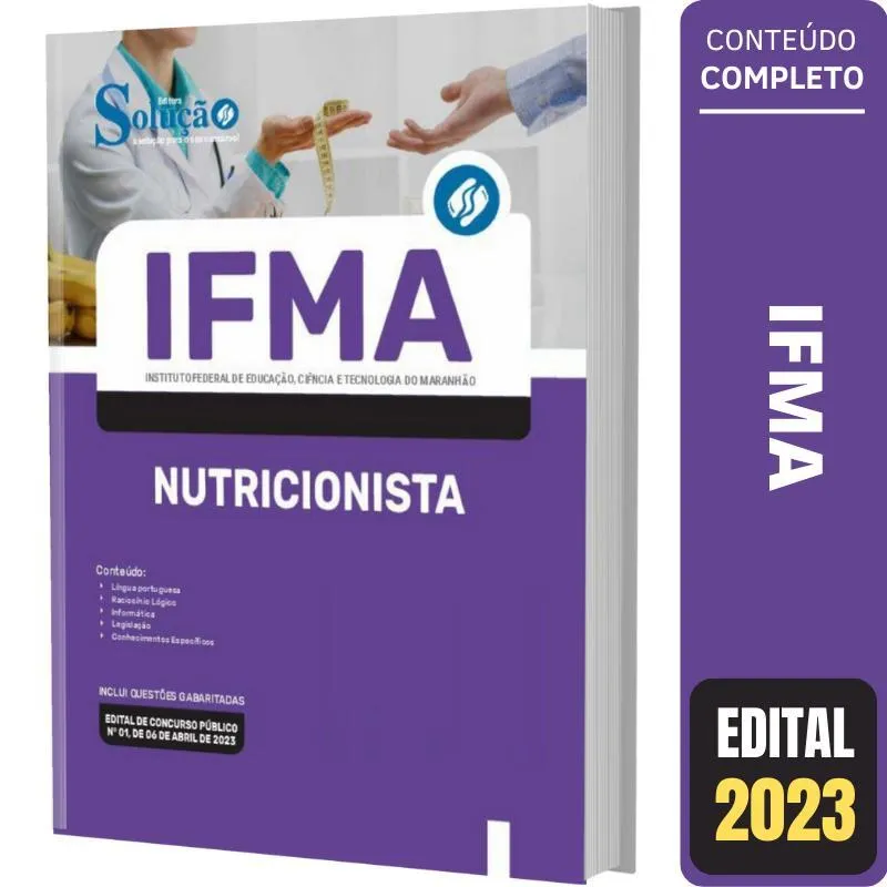 Apostila Concurso Ifma - Nutricionista