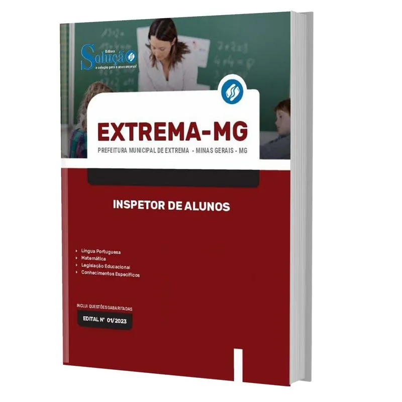 Apostila Prefeitura De Extrema Mg 2023 - Inspetor De Alunos