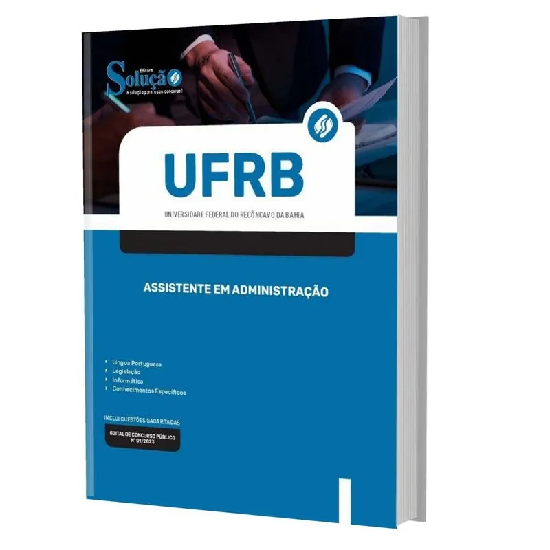Apostila Concurso Ufrb Ba 2023 - Assistente Em Administração